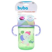 Copo de Treinamento 360 Bubazoo Elefante +12m 300ml Buba