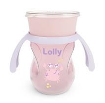 Copo de Treinamento 360 Lolly Antivazamento c/ Alças Anatômicas e Removíveis 6+ meses