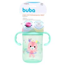 Copo de Treinamento 360 Zoo +12m Rosa 300ml Buba Copo de Treinamento 360 Zoo +12m Rosa 300ml Buba