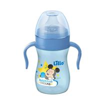 Copo de Treinamento Aprendizado Antivazamento com Alça Lillo Evolution Disney Bebedor Silicone 240ml
