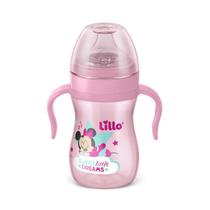 Copo de Treinamento Aprendizado Antivazamento com Alça Lillo Evolution Disney Bebedor Silicone 240ml