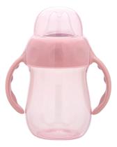 Copo de Treinamento Buba com Alça e Bico de Silicone Rosa 160ml