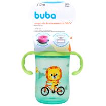 Copo de Treinamento BUBA com Alça Removível 360 - Zoo Leão 300ml
