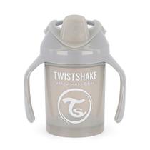 Copo de Treinamento com alça 230 ml Cinza Twistshake