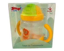 Copo de treinamento com alcas leão zoop baby - zoop toys