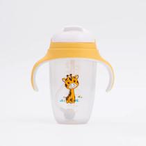 Copo de Treinamento Com Canudo 300ml +6m Amarelo Petit Piá Copo de Treinamento Com Canudo 300ml +6m Amarelo Petit Piá