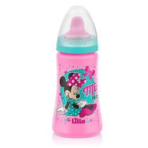 Copo de Treinamento Lillo Disney Bebedor Macio para Aprendizagem +6 meses 300 mL Minnie Mickey Rosa Vermelho