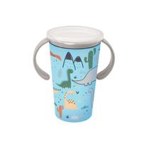 Copo De Treinamento Magic Não Derrama Com Alça Dino - Plasútil