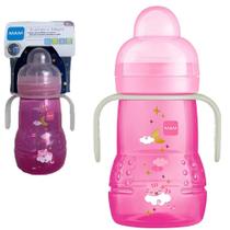Copo De Treinamento Mam Trainer+ Night 220ml 4m+ infantil rosa