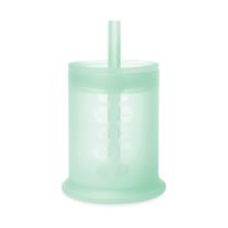 Copo de treinamento Olababy Silicone com tampa de palha 150mL 6+ Mo Copo de treinamento Olababy Silicone com tampa de palha 150mL 6+ Mo