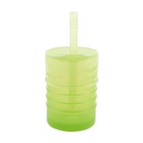 Copo de Treinamento para Bebês Bumkins com Canudo Antivazamento 210ml Verde Sálvia Copo de Treinamento para Bebês Bumkins com Canudo Antivazamento 210ml Verde Sálvia