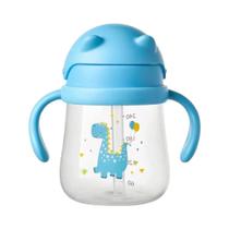 Copo De Treinamento Portátil Para Bebês De 270ML Com Canudo, Alças Duplas E Bola De Gravidade Copo De Treinamento Portátil Para Bebês De 270ML Com Canudo, Alças Duplas E Bola De Gravidade