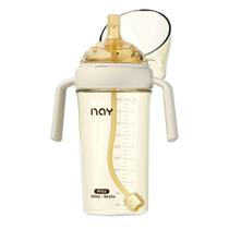 Copo de Treinamento yanyoyo PPSU com Canudo Ponderado 300ml Bege Copo de Treinamento yanyoyo PPSU com Canudo Ponderado 300ml Bege
