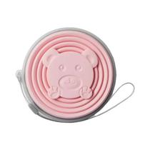 Copo De Viagem Dobrável De Silicone 180/320ML Reutilizável Portátil Com Tampa Para Caminhadas Ao Ar