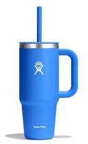 Copo de viagem Hydro Flask 700 ml com alça, tampa e canudo Copo de viagem Hydro Flask 700 ml com alça, tampa e canudo