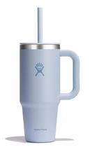 Copo de viagem Hydro Flask com alça, tampa e canudo 700 ml azul Copo de viagem Hydro Flask com alça, tampa e canudo 700 ml azul