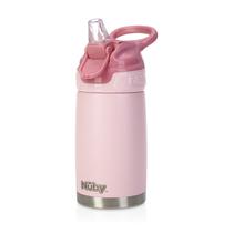 Copo de viagem Nuby Thirsty Kids No Spill Flip-It Reflex 300 ml rosa Copo de viagem Nuby Thirsty Kids No Spill Flip-It Reflex 300 ml rosa