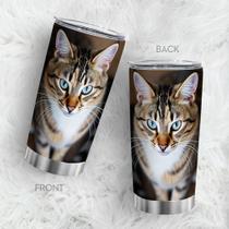 Copo de viagem Oasisdream Oasisdream 600 ml com estampa de gato