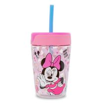 Copo de viagem Silver Buffalo Disney Minnie Mouse 530 ml para crianças Copo de viagem Silver Buffalo Disney Minnie Mouse 530 ml para crianças