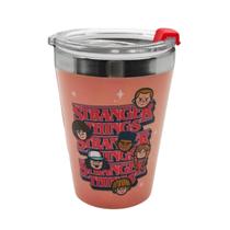 Copo De Viagem Stranger Things Em Inox 300ml Zona Criativa 10025299