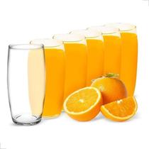 Copo De Vidro 300ml Suco Agua Nadir Oca Jogo Kit 6 Peças