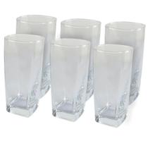 Copo De Vidro 320ml Para água E Suco Kit Com 6 Peças Gourmet