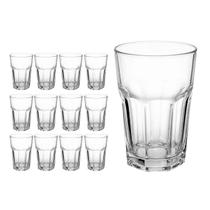 Copo de Vidro 350ml Vitamina Transparentes Drink 12 Unidades