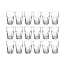 Copo de Vidro 350ml Vitamina Transparentes Drink 18 Unidades