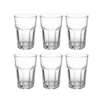Copo de Vidro 350ml Vitamina Transparentes Drink 6 Unidades
