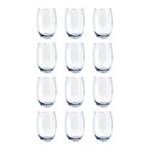 Copo de Vidro 450ml Transparente California Agua Suco 12Un