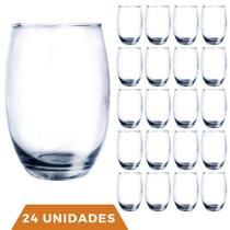 Copo de Vidro Aruba Redondo Luxo 465ml Suco Agua Nadir 24Un Copo de Vidro Aruba Redondo Luxo 465ml Suco Agua Nadir 24Un