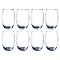 Copo de Vidro Aruba Redondo Luxo 465ml Suco Agua Nadir 8Un Copo de Vidro Aruba Redondo Luxo 465ml Suco Agua Nadir 8Un
