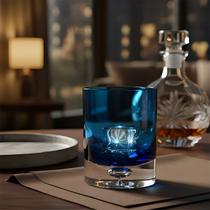 Copo de Vidro Azul 300ml Copo de Vidro Azul 300ml