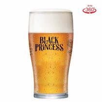 Copo de Vidro Black Princess Gold Dark para Cerveja 568ml, Ruvolo