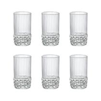 Copo De Vidro Bormioli Rocco Para Shot 80 ml America 20s 6 Peças