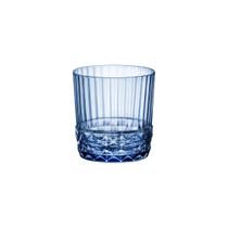 Copo de Vidro Bormioli Rocco Para Whisky 370 ml Azul America 20s 1 Peça