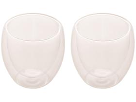 Copo de Vidro Borossilicato Lyor Para Café 100 ml Modern 2 Peças