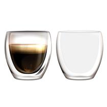 Copo de Vidro Borossilicato Lyor Para Café 100 ml Modern 2 Peças