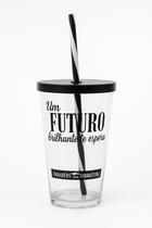 Copo de Vidro Canudo Formatura