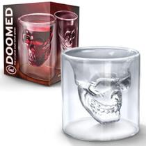 Copo De Vidro Caveira 150ml Shot dose Tequila Vodka whisky - Golden Rio