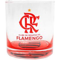 Copo De Vidro Clynder Rocks Flamengo 305 Ml