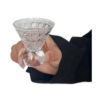 Copo De Vidro Com Padrão De Gemas Retro, Estilo Nórdico, Universal Para Café Gelado, Suco E Água