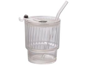 Copo de Vidro com Tampa Hauskraft Fest 400ml Copo de Vidro com Tampa Hauskraft Fest 400ml