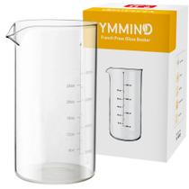 Copo de vidro de substituição para prensa francesa YMMIND 1000mL