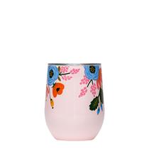 Copo de vidro de vinho isolado sem haste Corkcicle Blush 350ml Copo de vidro de vinho isolado sem haste Corkcicle Blush 350ml