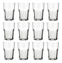 Copo de Vidro Facetado Bristol Nadir 410ml Kit com 12 Unidades Copo de Vidro Facetado Bristol Nadir 410ml Kit com 12 Unidades