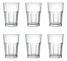 Copo de Vidro Facetado Bristol Nadir 410ml Kit com 6 Unidades