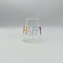 Copo de Vidro Happy 400ml Copo de Vidro Happy 400ml