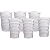 Copo de Vidro LONG DRINK Dahlia 200ML 6PCS Jogo