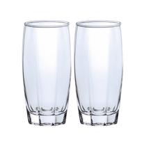 Copo de Vidro Long Drink Transparente Florida 370ml 2 Unidade Copo de Vidro Long Drink Transparente Florida 370ml 2 Unidade